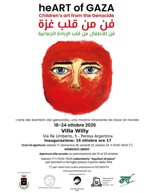 Poster for heART of GAZA - Children's art from the Genocide