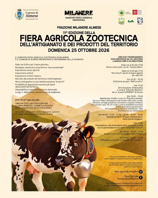 Poster for 11ª Fiera Agricola Zootecnica dell'Artigianato e dei Prodotti del Territorio