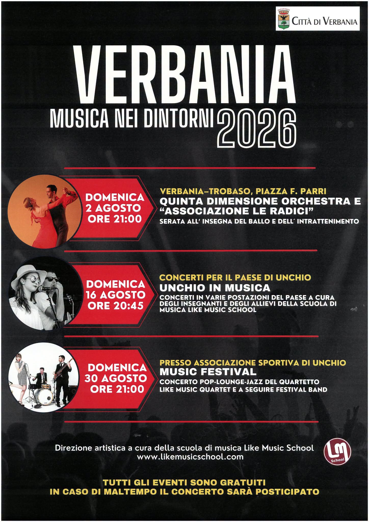 Affiche de Musica nei Dintorni 2026
