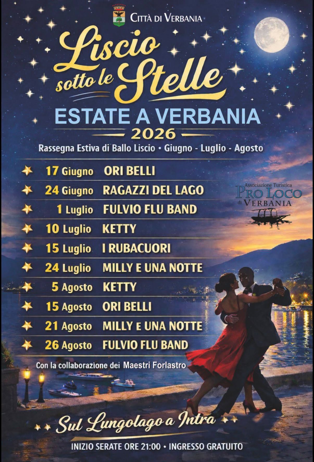 Affiche de Liscio sotto le Stelle