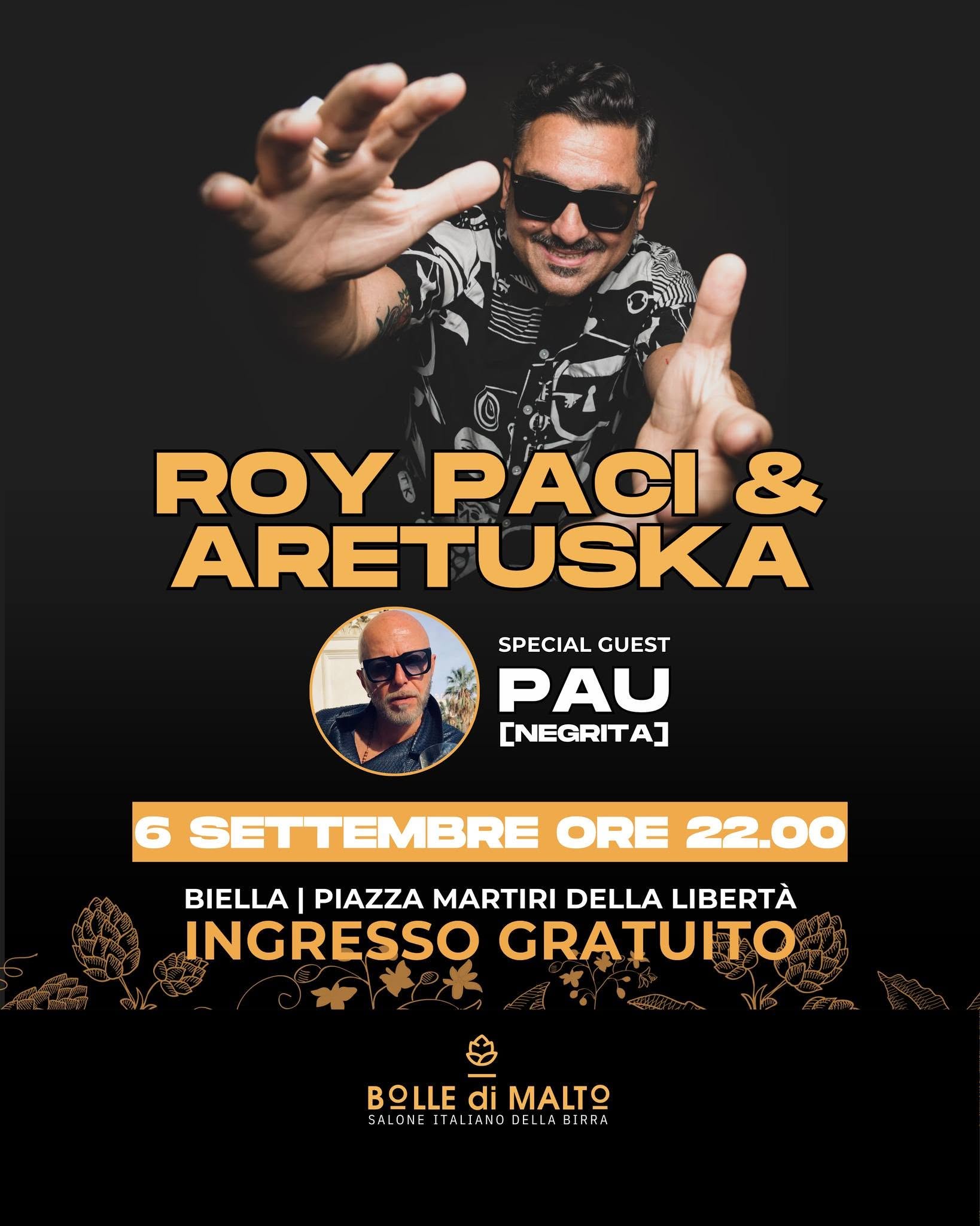 Affiche de Roy Paci & Aretuska - Special Guest Pau (Negrita)