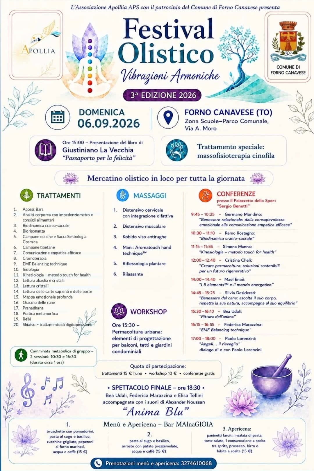 Affiche de Festival Olistico Vibrazioni Armoniche