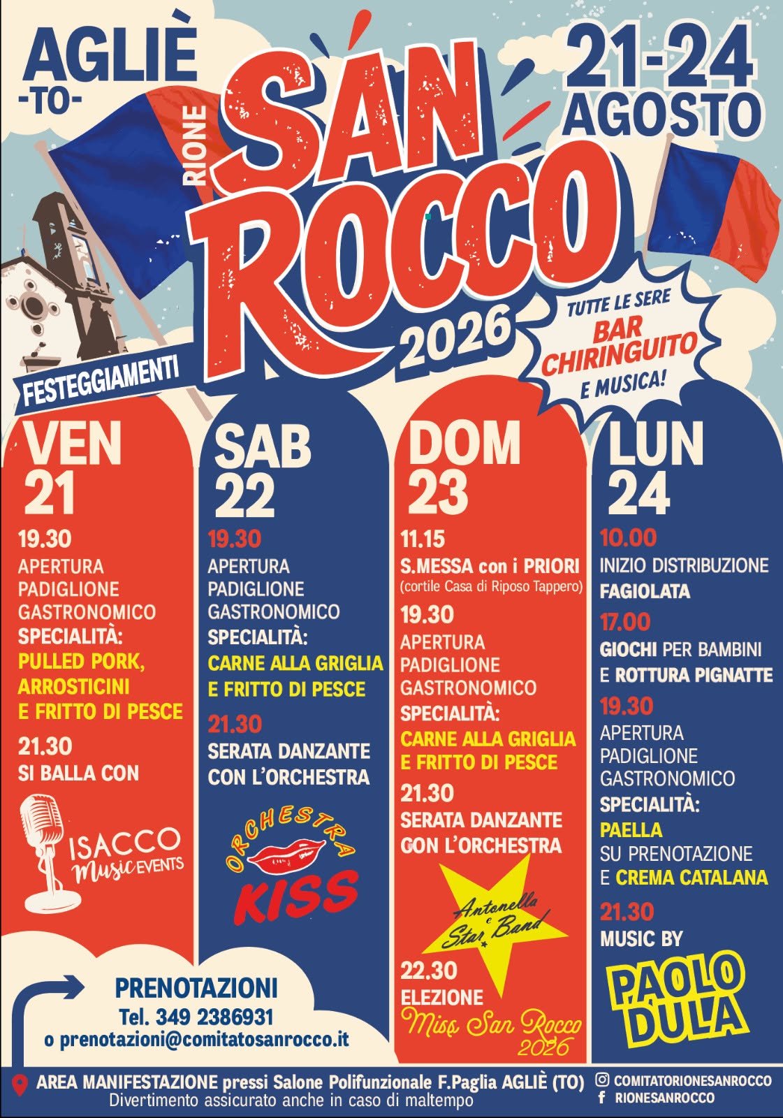 Affiche de FESTEGGIAMENTI RIONE SAN ROCCO 2026