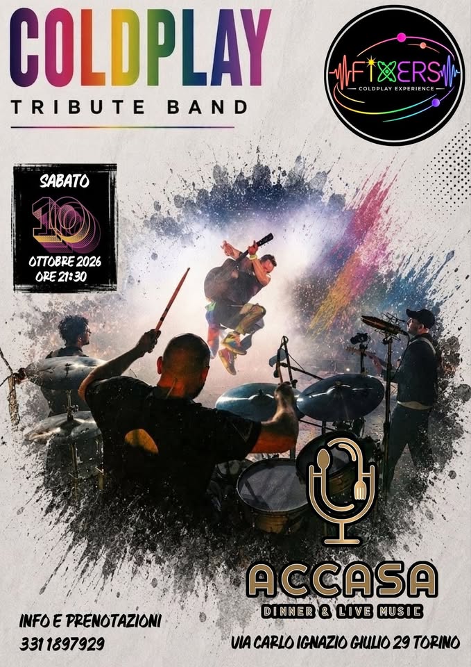 Plakat von Fixers - Coldplay Tribute Band