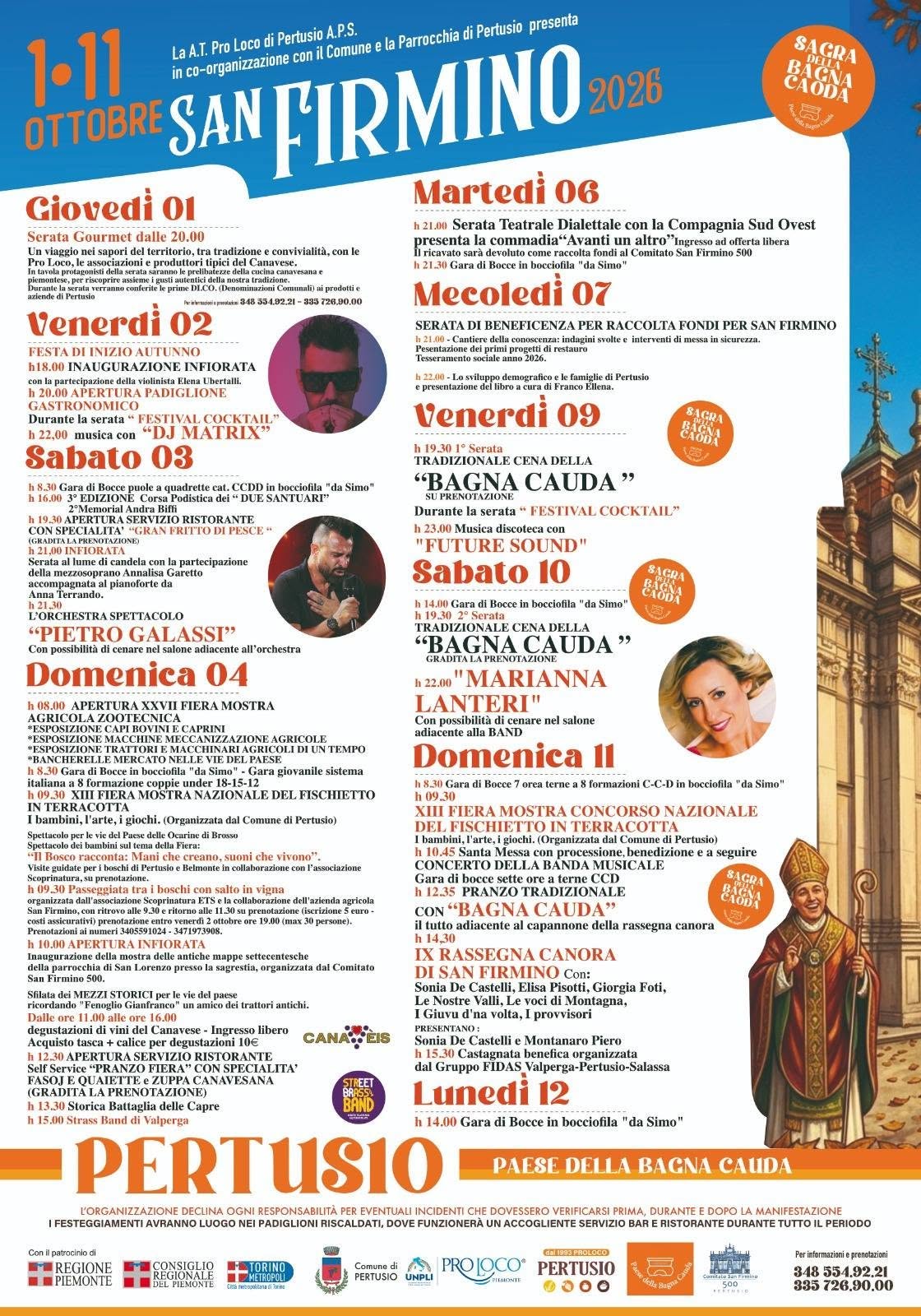 Plakat von Sagra della Bagna Cauda – San Firmino 2026