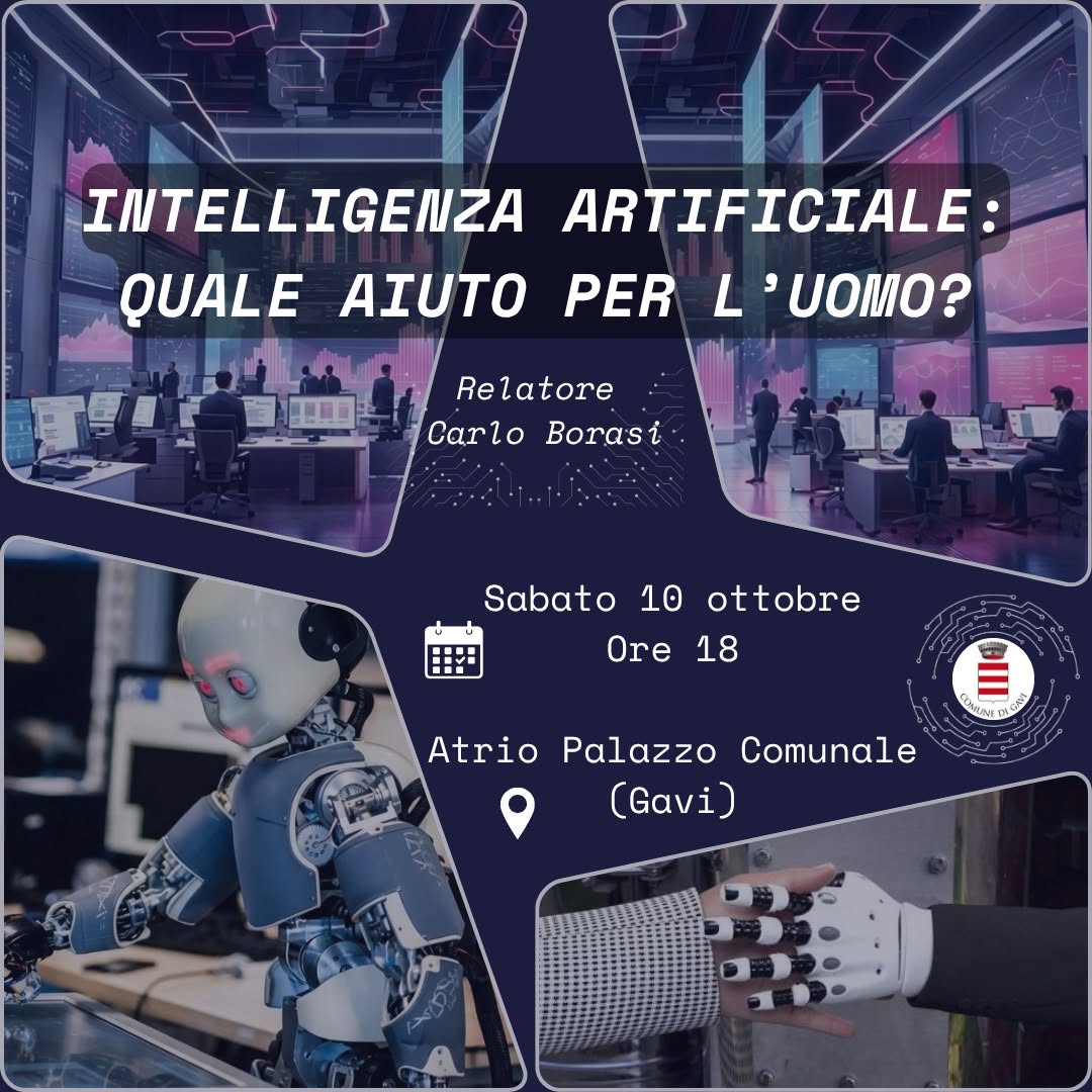 Plakat von Intelligenza Artificiale: quale aiuto per l'uomo?