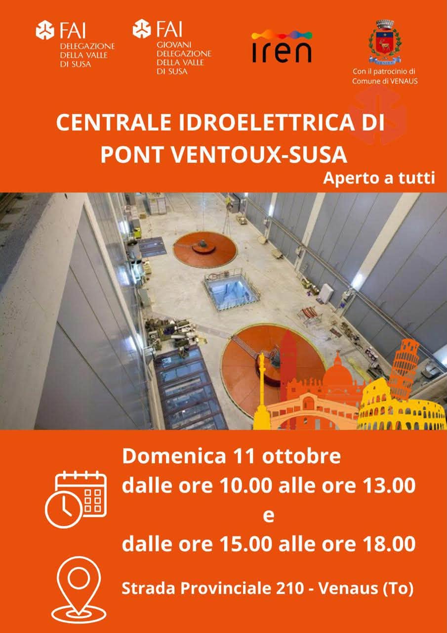 Plakat von Centrale Idroelettrica di Pont Ventoux-Susa