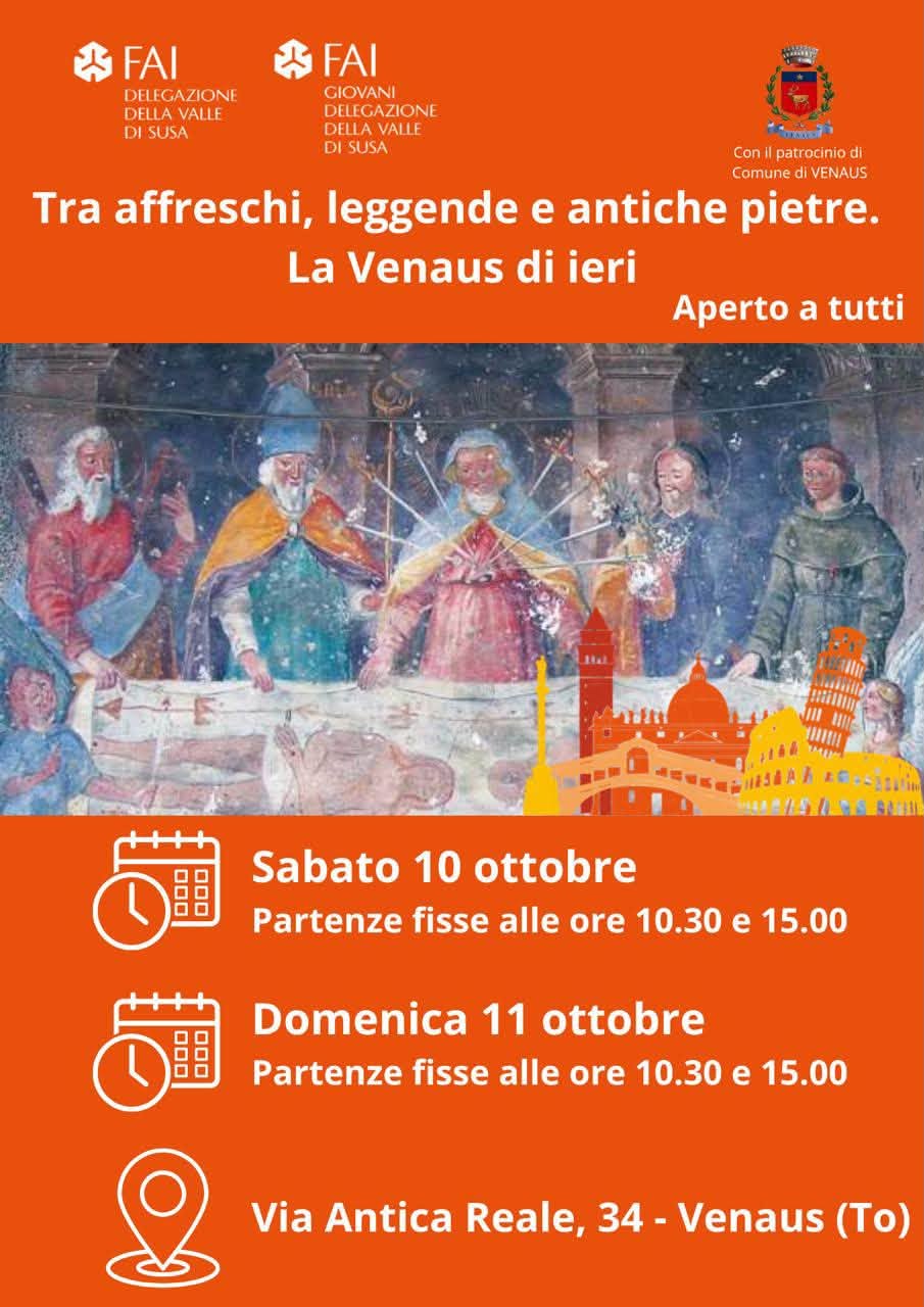 Plakat von Tra affreschi, leggende e antiche pietre. La Venaus di ieri
