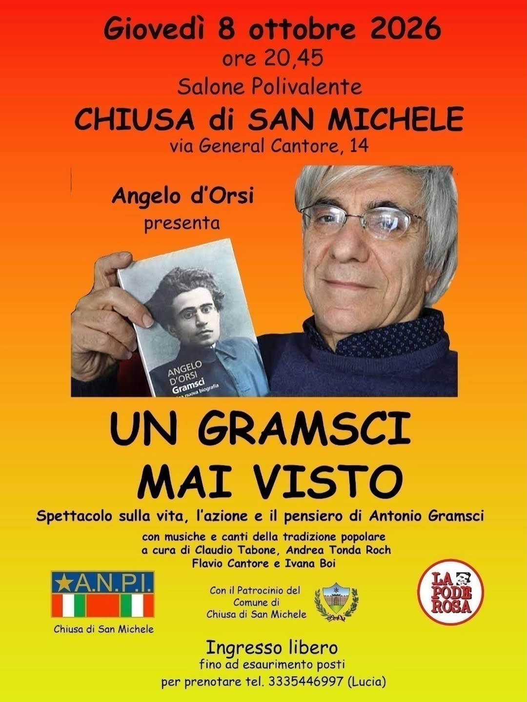 Plakat von Un Gramsci mai visto