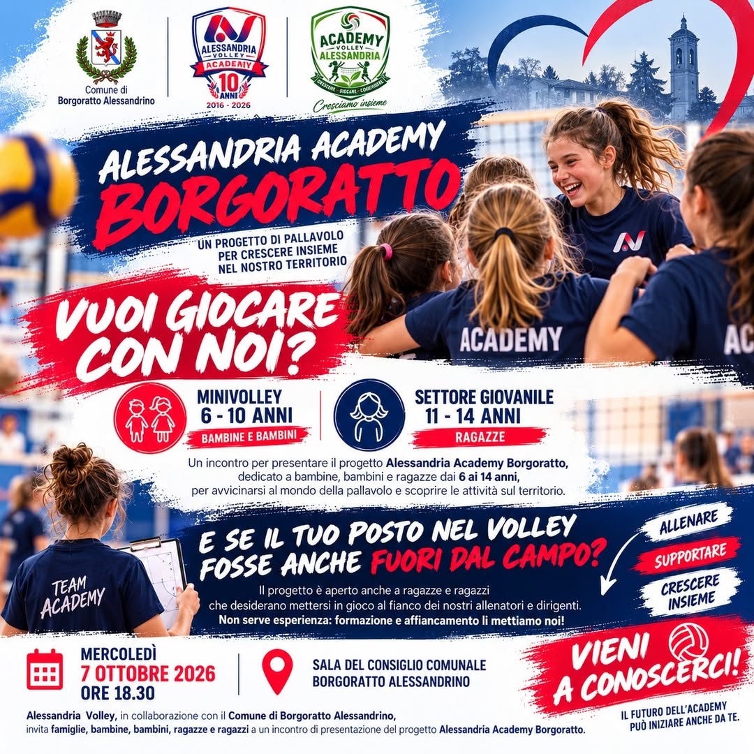 Plakat von Alessandria Academy Borgoratto - Incontro di presentazione