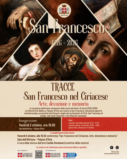 Plakat von Tracce. San Francesco nel Ciriatese. Arte, devozione e memoria