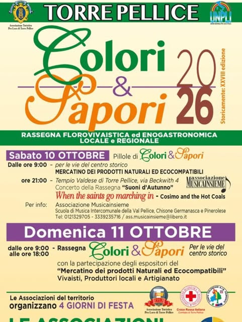 Plakat von Pillole di Colori & Sapori - Mercato dei Prodotti Naturali ed Ecocompatibili