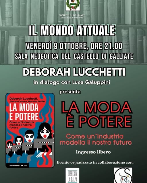 Plakat von La moda è potere. Come un'industria modella il nostro futuro