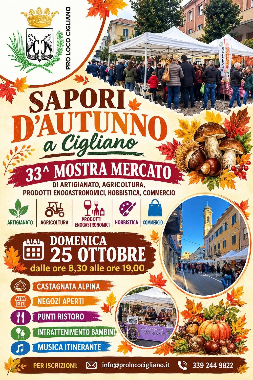 Plakat von SAPORI D'AUTUNNO a Cigliano