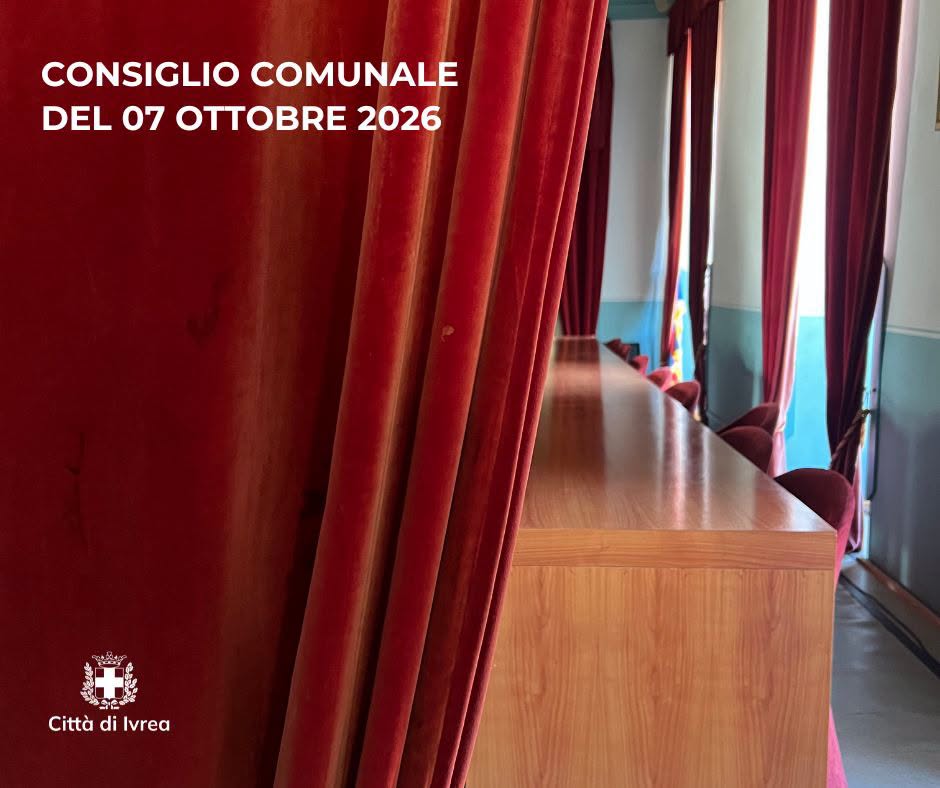 Plakat von CONSIGLIO COMUNALE DEL 07 OTTOBRE 2026
