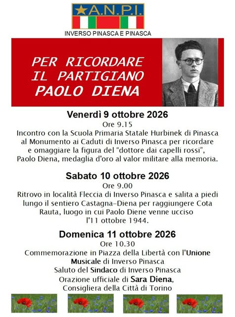 Poster for Per ricordare il partigiano Paolo Diena