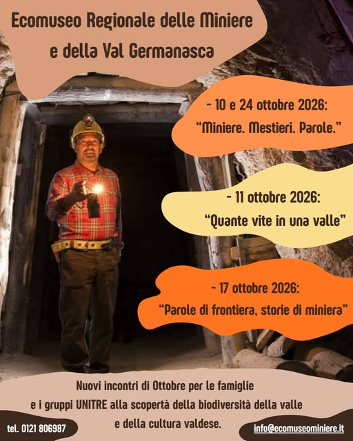 Poster for Nuovi incontri di Ottobre per le famiglie e i gruppi UNITRE
