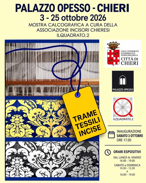 Poster for Trame Tessili Incise