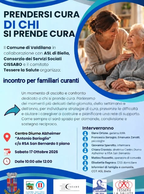 Locandina di PRENDERSI CURA DI CHI SI PRENDE CURA