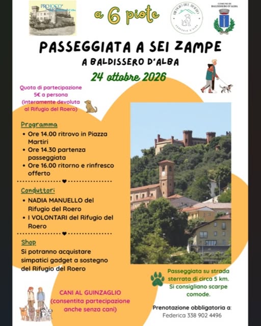 Poster for PASSEGGIATA A SEI ZAMPE