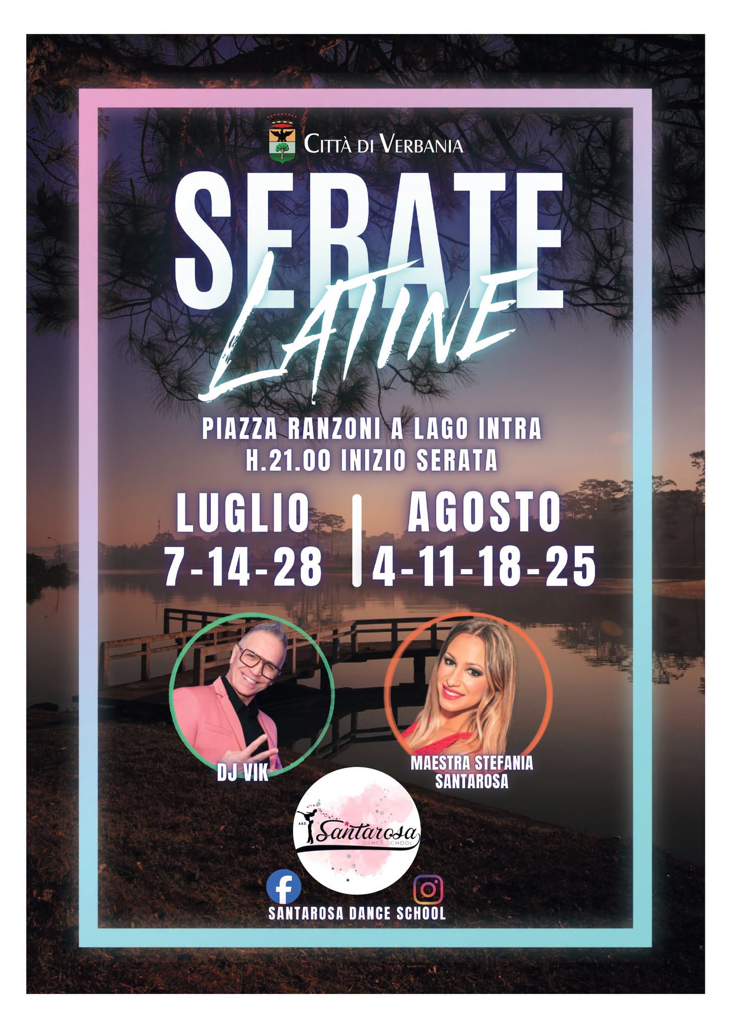 Affiche de Serate Latine