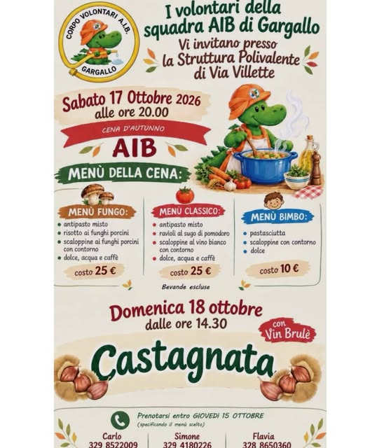 Locandina di CENA D'AUTUNNO