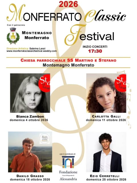 Poster for Monferrato Classic Festival