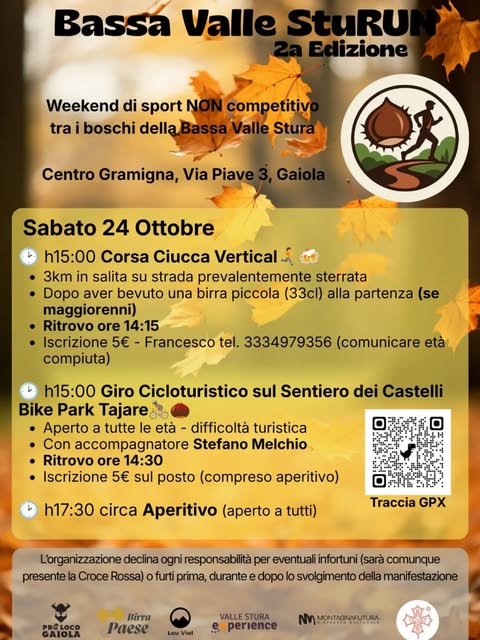 Poster for Bassa Valle StuRUN 2a Edizione