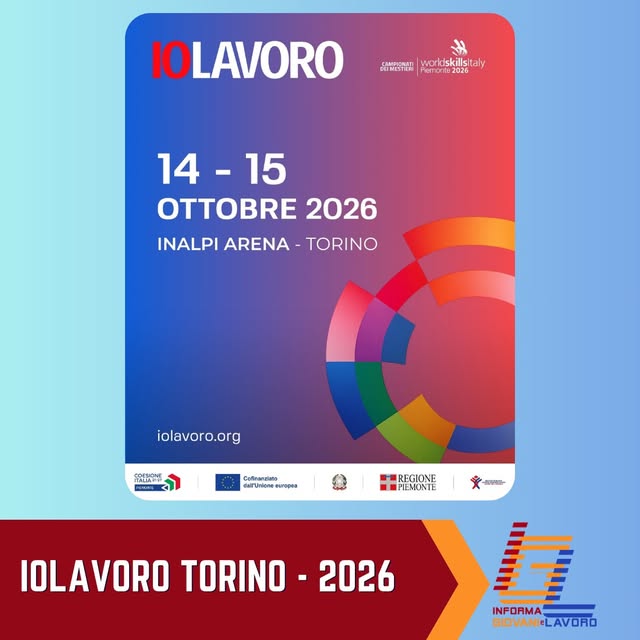 Locandina di IOLAVORO Torino 2026