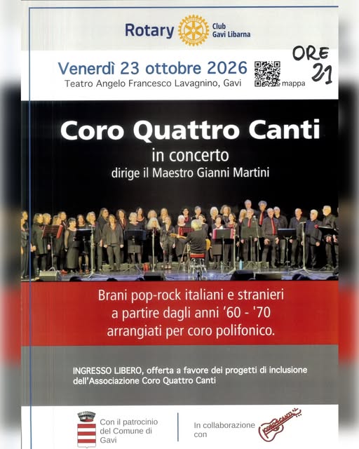 Locandina di Coro Quattro Canti in concerto