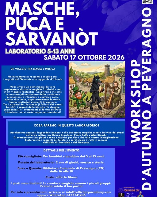 Plakat von Masche, Puca e Sarvanot - Laboratorio 5-13 anni