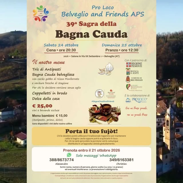 Poster for 39ª Sagra della Bagna Cauda