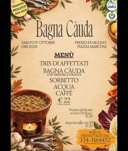 Plakat von Bagna Cauda